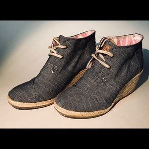 ZINACTIVE TOMS Chambray Desert Wedge